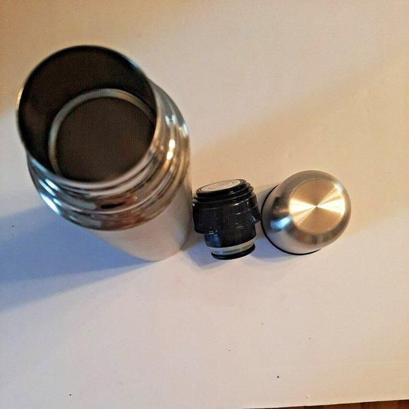 Vacuum Flask 18/10 Stainless Steel Bullet Line with Carry Bag Par-A-Dice Casino - Picture 2 of 11